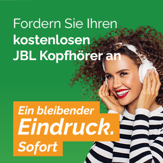 Fordern Sie Ihren kostenlosen JBL Kopfhörer an
